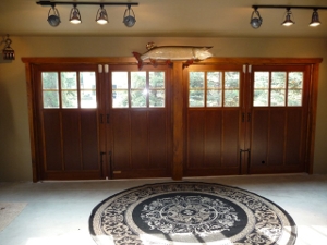 carriage doors transform garage into living space